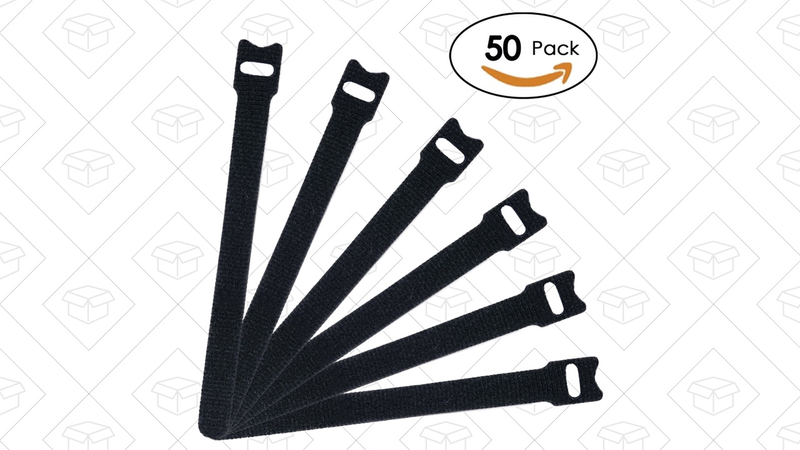 Attmu 50-Pack Cable Ties, $7 with code IU2238M9